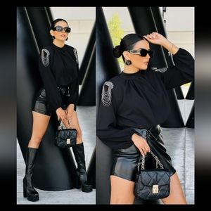 Bluse for women in black one size